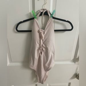 Aerie baby light pink one piece size small swimsuit